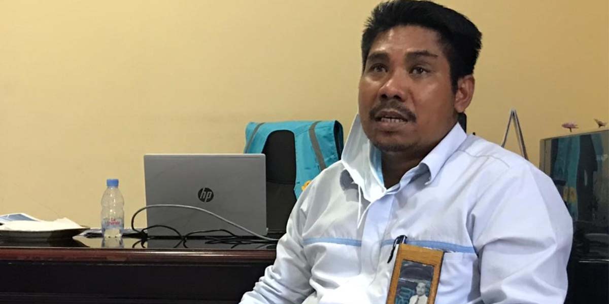 Manager PLN UP3 Timika, Martinus Irianto Pasensi.  Foto: Anti Patabang/Papua60detik